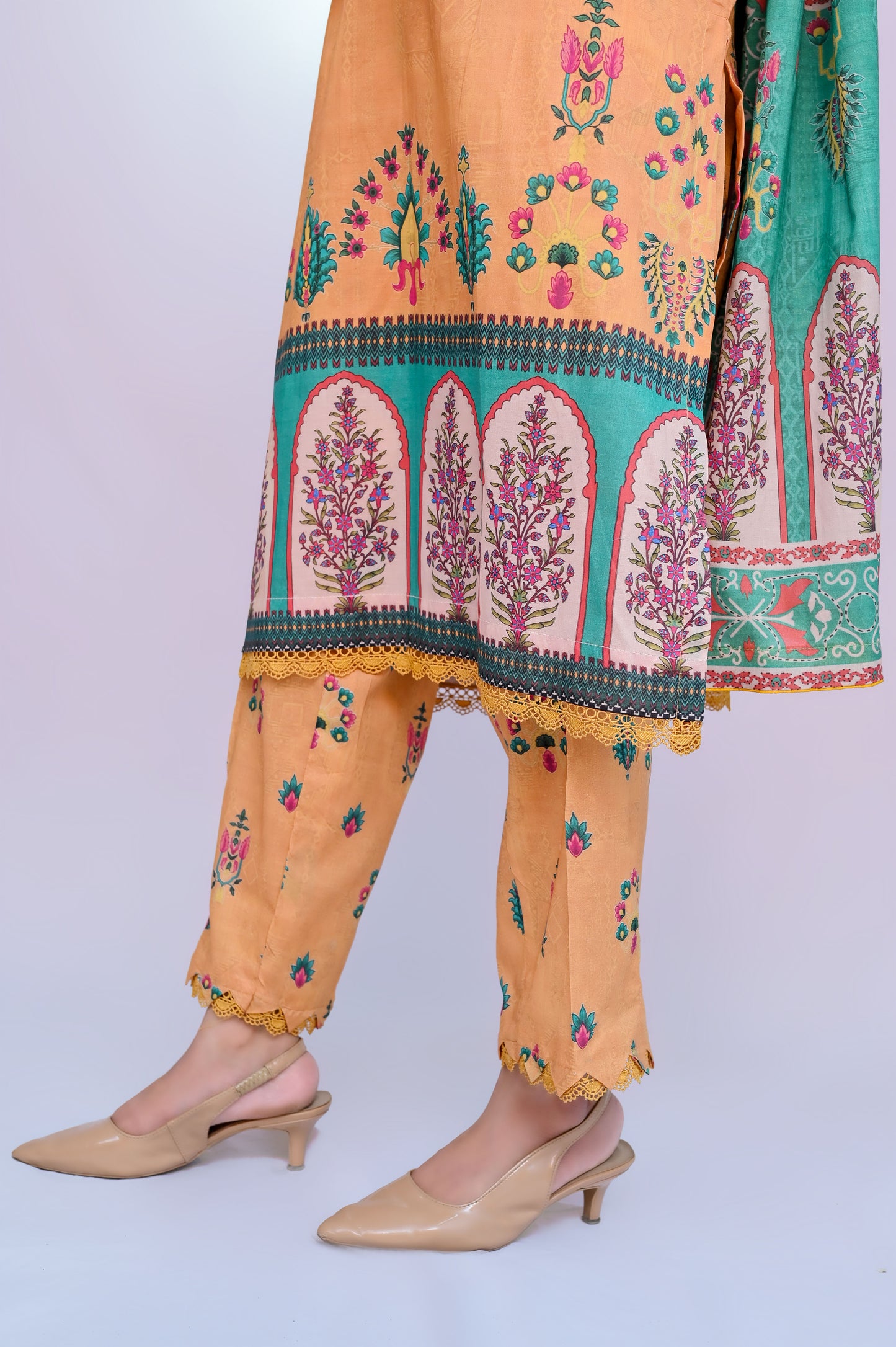 Tropical 3-Piece Lawn Suit Unstitched (A-115)