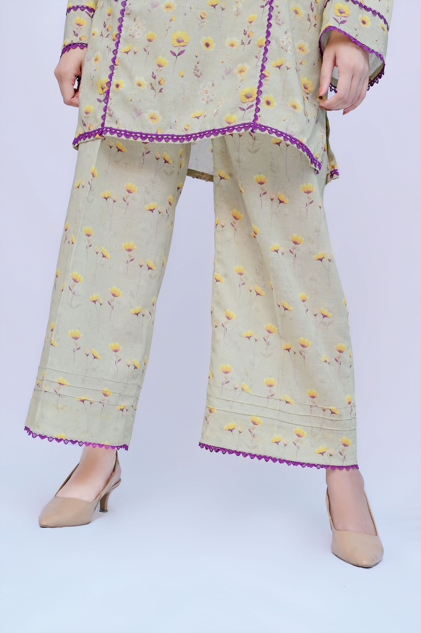 Daisy 3-Piece Lawn Suit Unstitched (A-114)