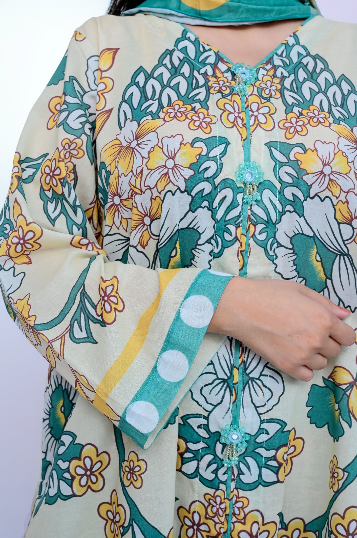 Daffodil 3-Piece Lawn Suit Unstitched (A-103)