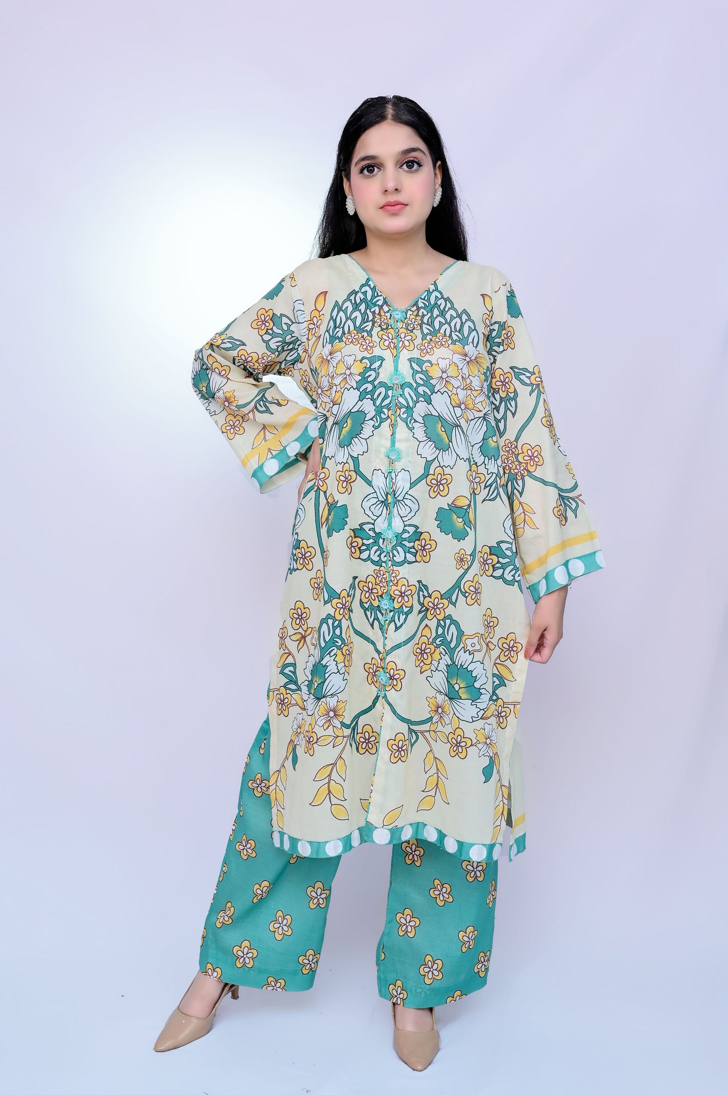 Daffodil 3-Piece Lawn Suit Unstitched (A-103)