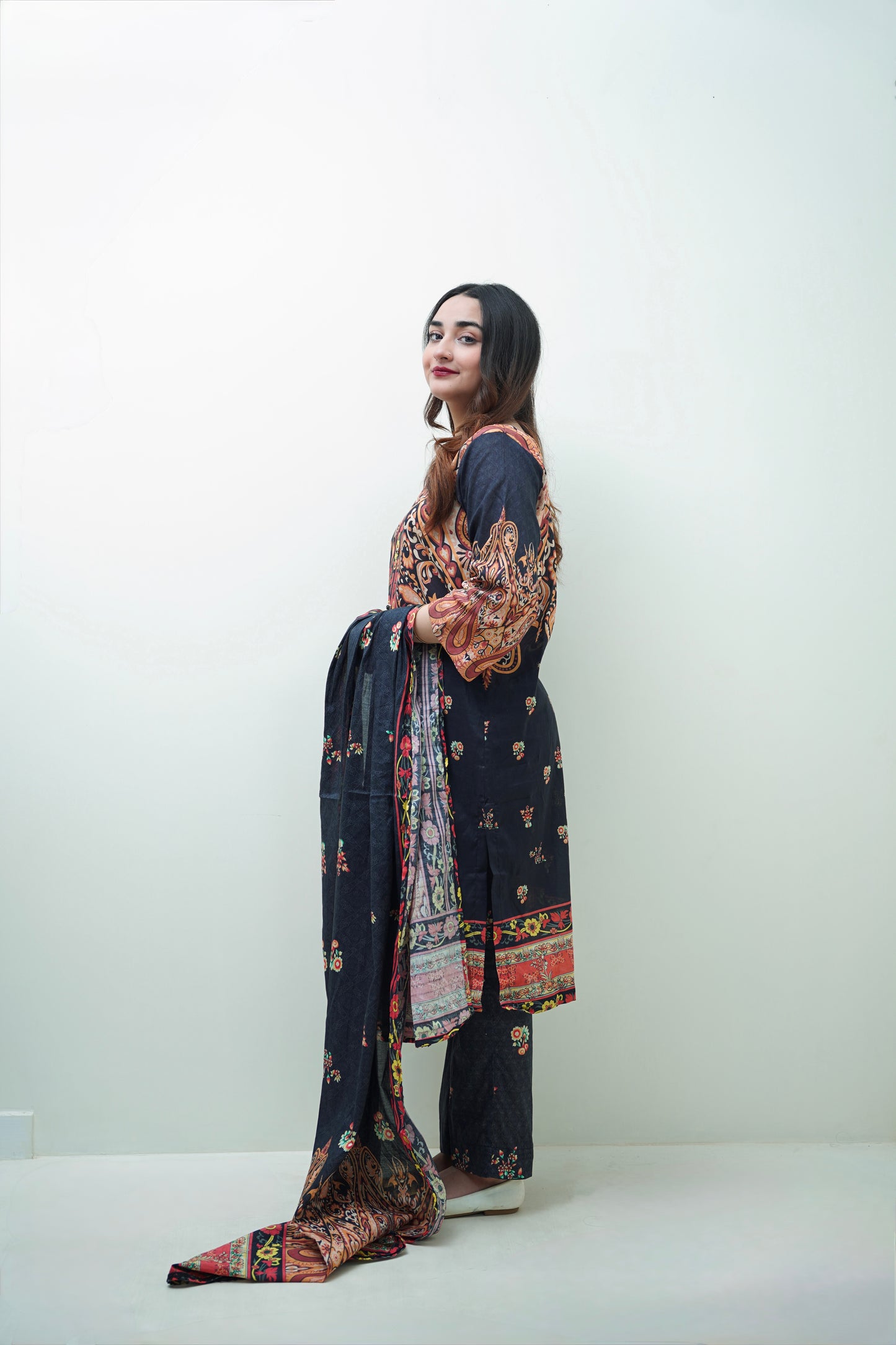 Plumeria 3-Piece Lawn Suit Unstitched (A-116)