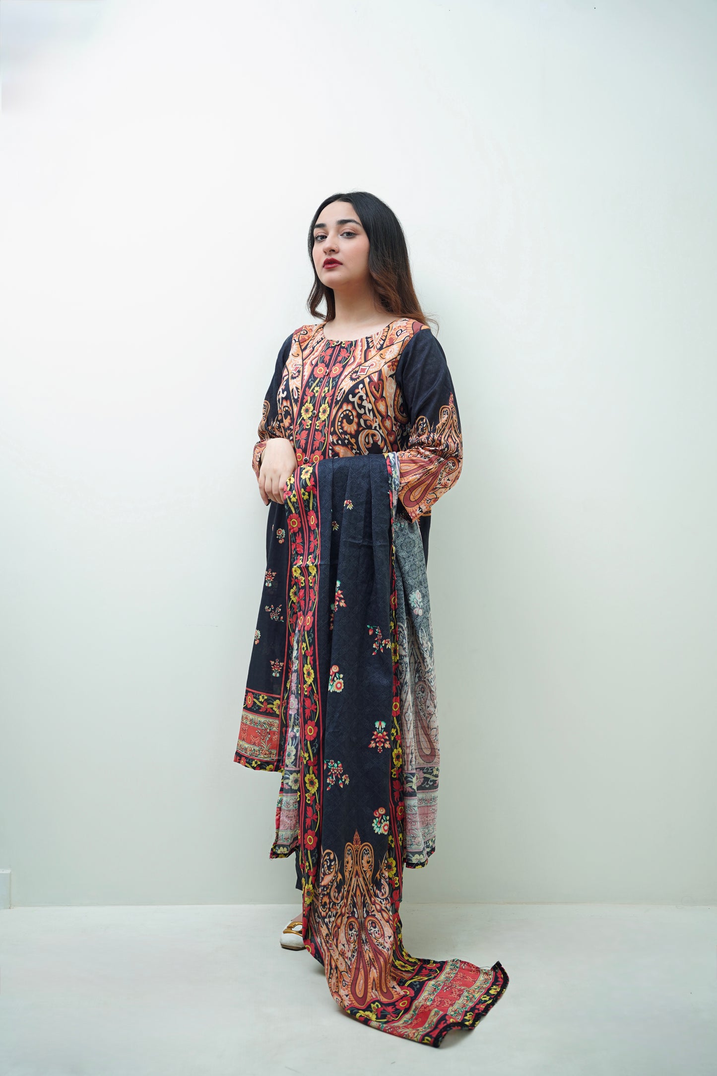 Plumeria 3-Piece Lawn Suit Unstitched (A-116)