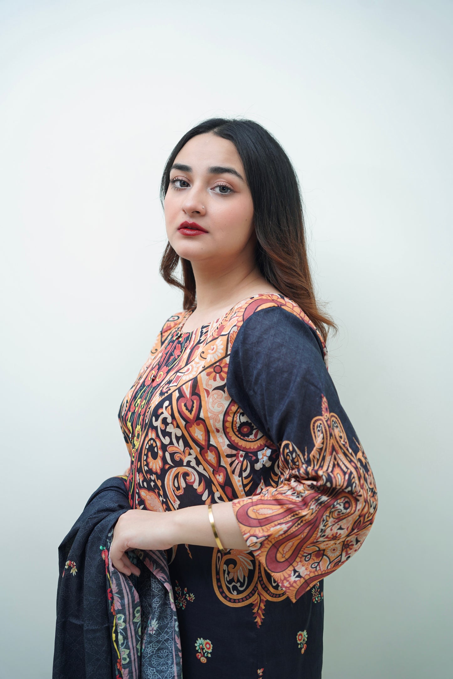 Plumeria 3-Piece Lawn Suit Unstitched (A-116)